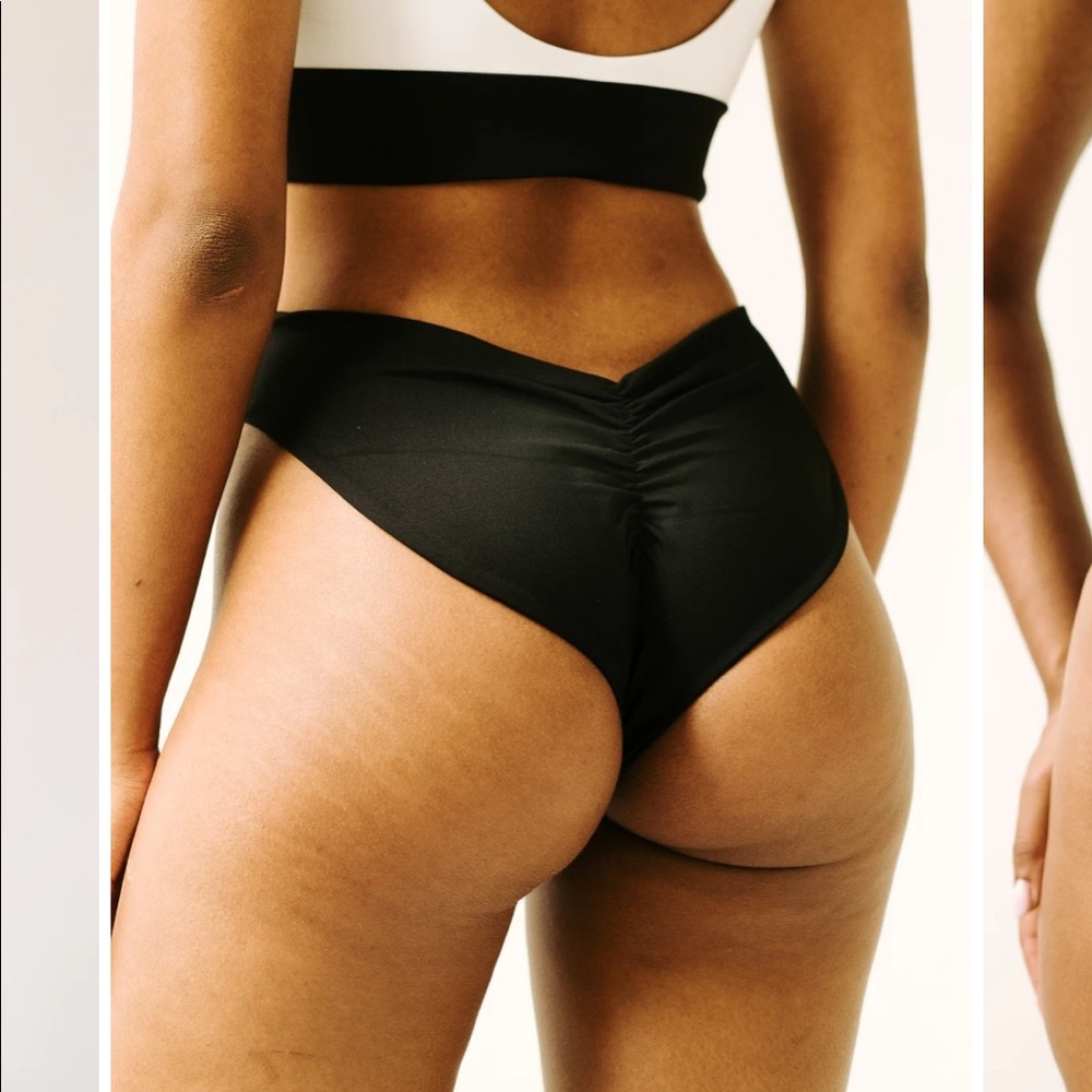 Black swimsuit bottoms